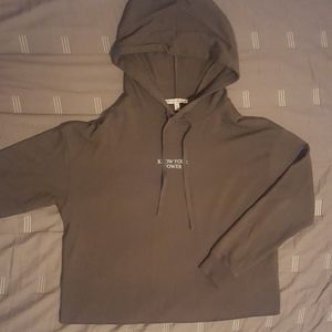 NWOT Express Green Hoodie